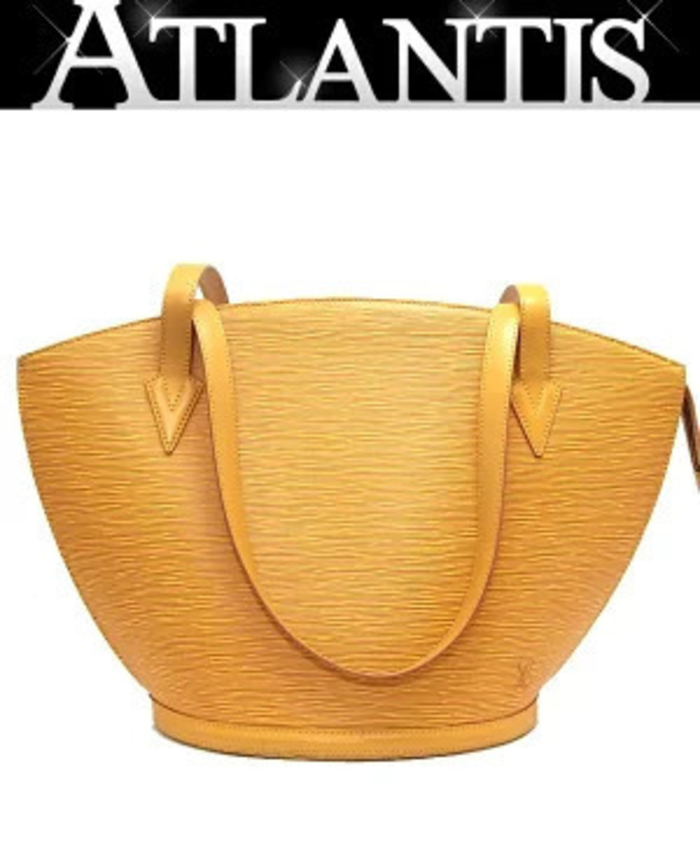 Louis Vuitton Saint Jacques Shopping Shoulder Bag Epi Leather Tassili Yellow